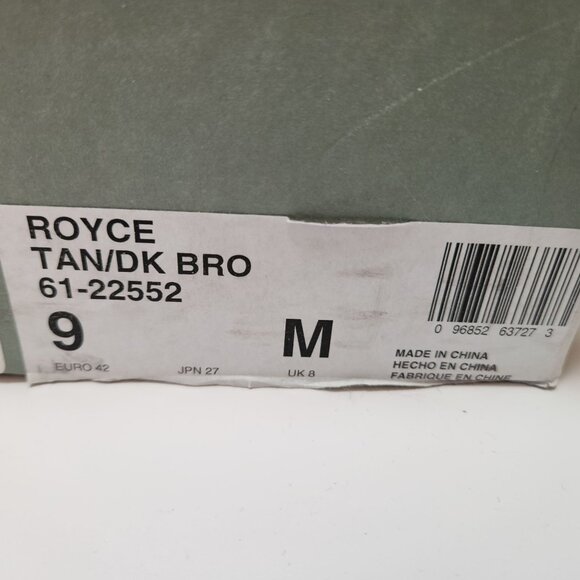 Joseph Abboud Royce Tan/Dark Brown Driving Mocs Loafers Men's 9 Leather Upper - Picture 3 of 16